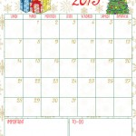 DIY : le calendrier du mois de décembre 2015 à imprimer