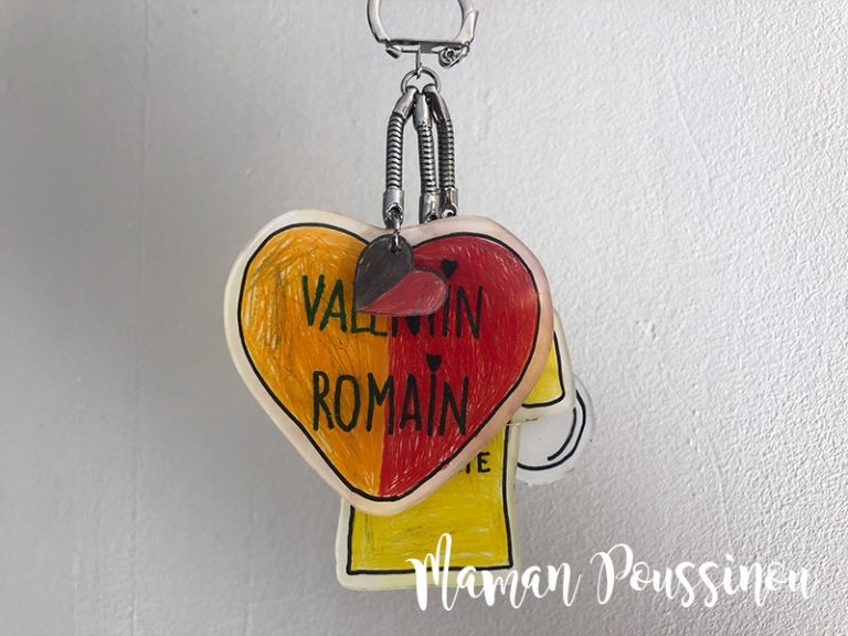 Un porte-clés en plastique fou pour la fête des pères #DIY - Maman